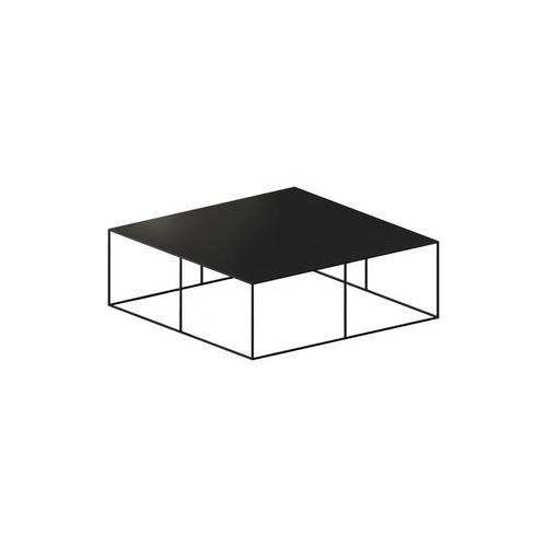 Zeus Slim Irony Side Table 100x100x34cm