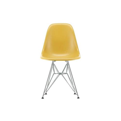 비트라 Vitra Eames Fiberglass Side Chair DSR Chromed Base