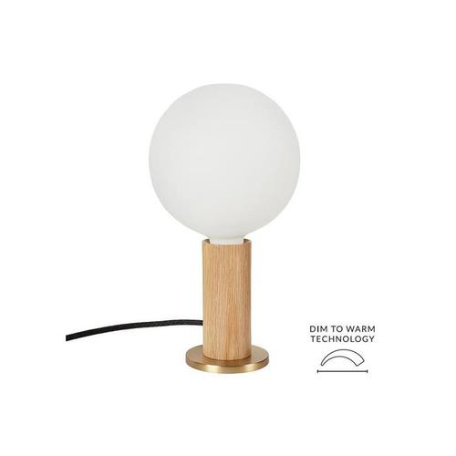 Tala Oak Knuckle Table Lamp With Sphere IV LED E27 8W Dim To Warm