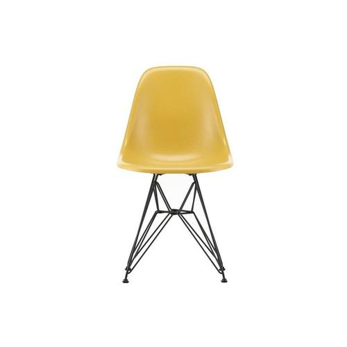 비트라 Vitra Eames Fiberglass Side Chair DSR Black Base