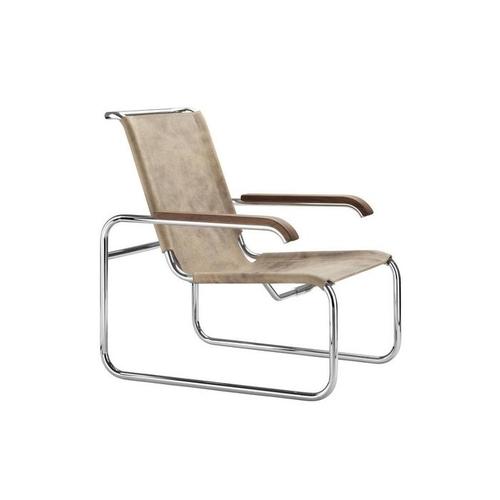 Thonet S 35 L Pure Materials Easy Chair Buffalo Leather