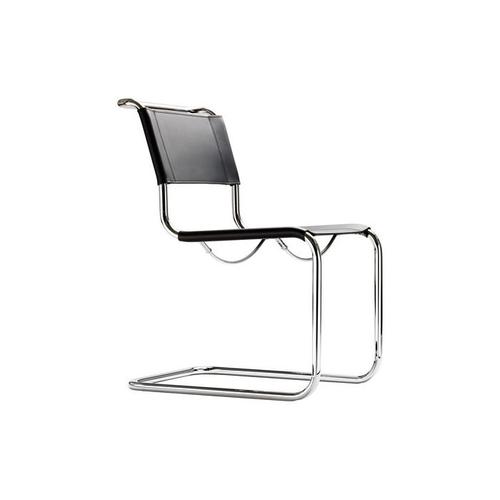 Thonet S 33 Cantilever Chair Leather