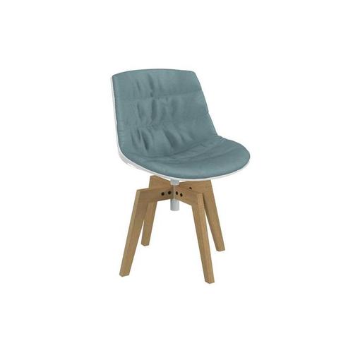 Mdf italia Flow Chair Upholstered Frame Oak