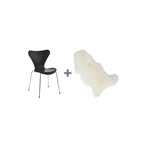 프리츠한센 Fritz hansen Promotion Set Serie 7 Chair Dyed Ash + Fur