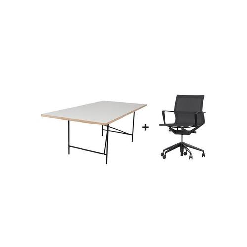 비트라 Vitra Promo Set Eiermann 1 Table + Physix Office Chair