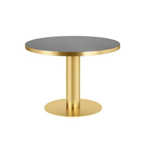 구비 Gubi 2.0 Dining Table Frame Brass 110cm