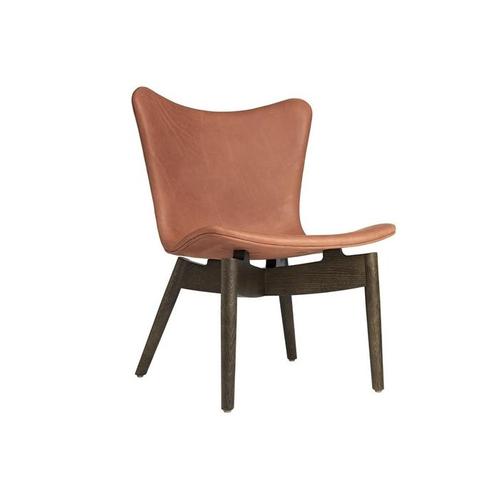Mater Shell Lounge Chair Oak Sirka Grey