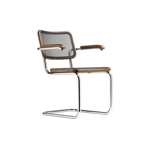 Thonet S 64 N Pure Materials Cantilever Armchair Walnut