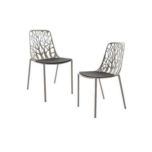 Fast Forest Garden Chair 2-Piece Set Incl. Pads