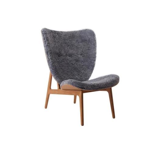 Norr 11 Elephant Lounge Chair Sheepskin Smoked Oak Base