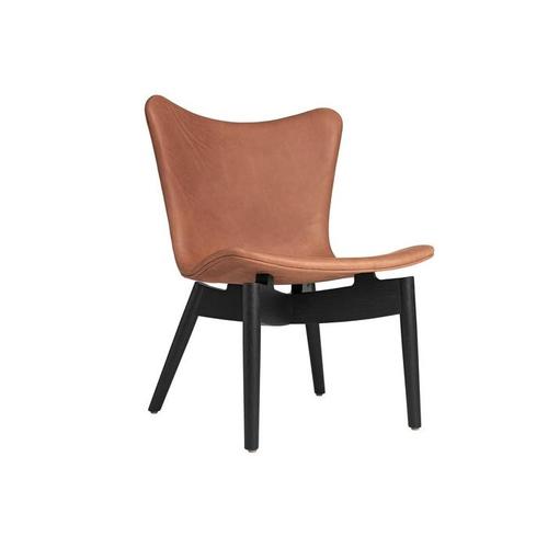 Mater Shell Lounge Chair Black Oak