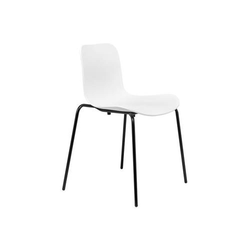 Norr 11 Langue Stack Dining Chair Black Base