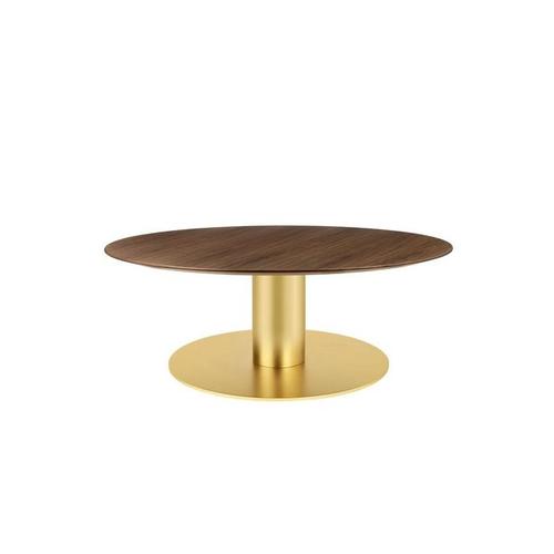 구비 Gubi 2.0 Coffee Table Frame Brass 110cm