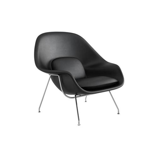놀인터네셔널 Knoll international Womb Chair Relax Leather Frame Chrome