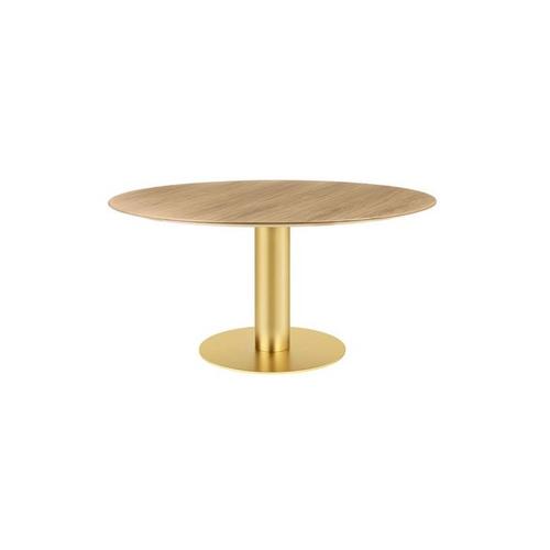 구비 Gubi 2.0 Dining Table Frame Brass 150cm