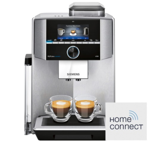 지멘스 Siemens EQ.9 plus connect s500 TI9558X1DE 전자동 커피머신 가정용 사무실용 원터치 라떼머신 독일