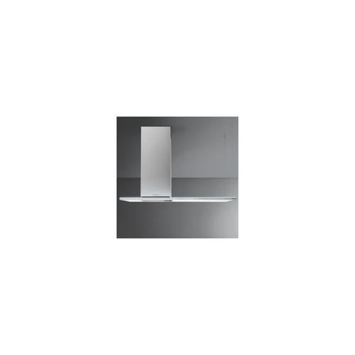 Falmec Zenith NRS® 아일랜드 후드, 기본 요소 + 유리 패널 90cm, 스테인리스 스틸 (101619)